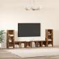 Preview: TV-Schränk mit Regal mit Speicher 4 pcs Altes Holz 37 x 35 x 107,5 cm
