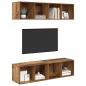 Preview: TV-Schrank-Set 2 pcs Altholz 37 x 37 x 142,5 cm Holzwerkstoff