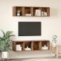 Preview: TV-Schrank-Set 2 pcs Altholz 37 x 37 x 142,5 cm Holzwerkstoff