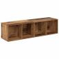 Preview: TV-Schrank-Set 2 pcs Altholz 37 x 37 x 142,5 cm Holzwerkstoff