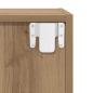 Preview: Wand TV Schrank 4 pcs Eiche handwerklich 37 x 37 x 72 cm