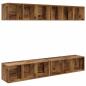 Preview: Wand TV Schrank 4 pcs Altholz 37 x 37 x 107,5 cm Ingenieuholz