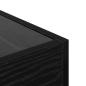 Preview: Badschrank Schwarze Eiche 40 x 40 x 30 cm Engineered Wood, Glas