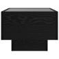 Preview: Badschrank Schwarze Eiche 40 x 40 x 30 cm Engineered Wood, Glas