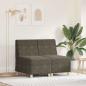 Preview: ARDEBO.de - Sofa Stuhl mit Kissen 2 pcs Dunkelgrau 55 cm Faux Wildleder
