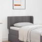 Preview: ARDEBO.de - Kopfteil Ohren 2 pcs Grau 40 x 16 x 5 cm Kunstleder