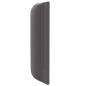 Preview: Kopfteil Ohren 2 pcs Grau 40 x 16 x 5 cm Kunstleder