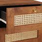Preview: Nachttische mit Schubladen 2 pcs 40 x 33.5 x 46 cm