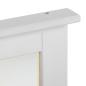 Preview: Spiegel VIGO Antik Weiß 55,5 x 5 x 70 cm Massivholz Kiefer