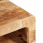 Preview: Beistelltische mit Regal 40 x 32 x 46 cm massives Mangoholz