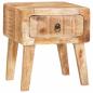 Preview: Beistelltische Braun 40 x 32 x 46 cm massives Mangoholz