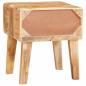 Preview: Beistelltische Braun 40 x 32 x 46 cm massives Mangoholz