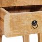 Preview: Beistelltische Braun 40 x 32 x 46 cm massives Mangoholz