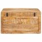 Preview: Aufbewahrungsbox Braun 70 x 35 x 40 cm massives Mangoholz