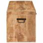 Preview: Aufbewahrungsbox Braun 70 x 35 x 40 cm massives Mangoholz