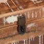 Preview: Aufbewahrungsbox mit Speicher mit Schloss Mehrfarbig recyceltes Massivholz