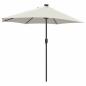 Preview: Gartenparasol Sandfarbe 294 x 150 x 223 cm Stoff