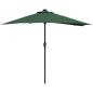 Preview: Gartenparasol Grün 294 x 150 x 223 cm Stoff