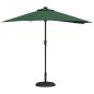 Preview: Gartenparasol Grün 294 x 150 x 223 cm Stoff