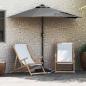 Preview: ARDEBO.de - Gartenparasol Anthrazit 294 x 150 x 223 cm Stoff