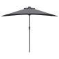 Preview: Gartenparasol Anthrazit 294 x 150 x 223 cm Stoff