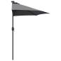 Preview: Gartenparasol Anthrazit 294 x 150 x 223 cm Stoff