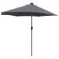 Preview: Gartenparasol Anthrazit 294 x 150 x 223 cm Stoff