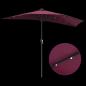 Preview: Gartenparasol Bordeauxrot 294 x 150 x 223 cm Stoff