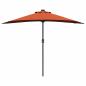 Preview: Gartenparasol Terrakotta 294 x 150 x 223 cm Stoff