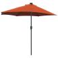 Preview: Gartenparasol Terrakotta 294 x 150 x 223 cm Stoff
