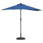 Preview: Gartenparasol Blau 294 x 150 x 223 cm Stoff