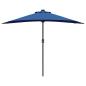 Preview: Gartenparasol Blau 294 x 150 x 223 cm Stoff