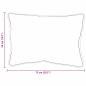 Preview: Kopfkissen Weiß 75 x 52 x 20 cm Baumwolle und Polyester