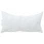 Preview: Kissen 2 pcs Weiß 40 x 80 cm