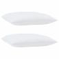 Preview: Kissen 2 pcs Weiß 60 x 80 cm