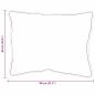 Preview: Kissen 2 pcs Weiß 60 x 80 cm