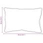 Preview: Kissen 2 pcs Weiß 30 x 50 cm 85gsm 100% Polyester