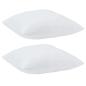 Preview: Kissen 2 pcs Weiß 50 x 50 cm 85gsm 100% Polyester