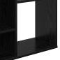 Preview: Raumteiler Schwarze Eiche 100 x 24 x 140 cm Holzwerkstoff