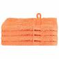 Preview: Waschhandschuhe 4 pcs Orange 15 x 21 cm Baumwolle