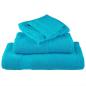 Preview: Waschhandschuhe 10 pcs Türkis 15 x 21 cm Baumwolle