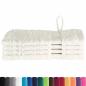 Preview: Waschhandschuhe 4 pcs Cremefarben 15 x 21 cm Baumwolle
