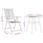 Preview: Garten Bistro Set 3 pcs Braun Akazie Massivholz