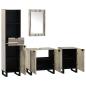 Preview: Badezimmermöbel Set 4 pcs Nussbaum braun 38 x 33 x 160 cm