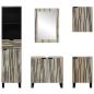 Preview: Badezimmermöbel Set 5 pcs Nussbaum braun 38 x 33 x 160 cm
