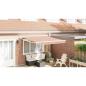 Preview: ARDEBO.de - Einziehbare Markise Mehrfarbig 300x250 cm Gewebe