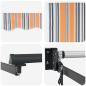 Preview: Einziehbare Markise Mehrfarbig 400x300 cm Gewebe