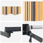 Preview: Einziehbare Markise Mehrfarbig 400x300 cm Gewebe