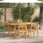 Preview: ARDEBO.de - Garten Essgruppe 5 pcs Braun Massives Teakholz