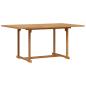 Preview: Garten Essgruppe 5 pcs Braun Massives Teakholz